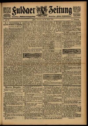 Ausgabe vom Dienstag, den 26. April 1904.