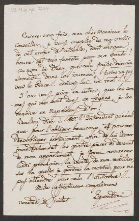 Brief an Johann Valentin Teichmann : 03.07.1842
