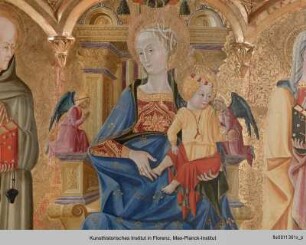 Thronende Maria mit Kind