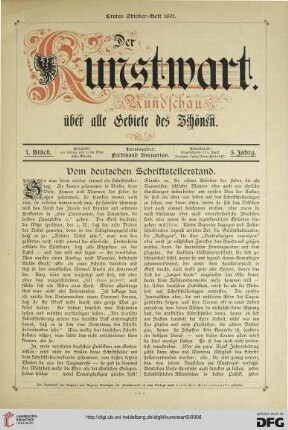 Vom deutschen Schriftstellerstand