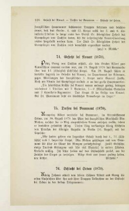 74. Gefecht bei Nonart (1870) 75. Treffen bei Beaumont (1870)