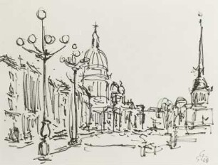 Leningrad - Isaakskathedrale und Admiralität