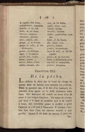 Chapitre XLI. De la péche. - Chapitre XLV. De la vendange.