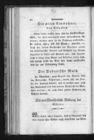 Die alten Einwohner von Arkadien