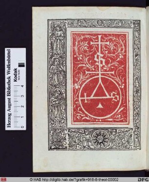 Druckermarke von Jacobinus Suigus und Nicolaus de Benedictis.