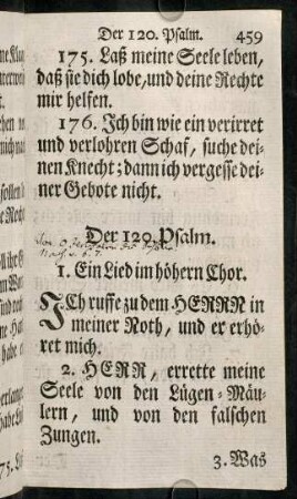 459-470, Der 120. Psalm. - Der 127. Psalm.
