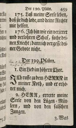 459-470, Der 120. Psalm. - Der 127. Psalm.