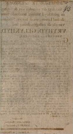 Broederlyk Aenzoek. De societeyt der vrienden van de vryheyd en gelykheyd zittinge houdende binnen de stad Loven, aen de borgers Studenten van alle de collegien deézer stad : = Invitation Fraternelle. La société des amis de la liberté & de l'égalité séante à Louvain aux citoyens Étudians de tous les colléges de cette ville
