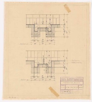Schauspielhaus, Bochum: Bühnenhaus: Pfeiler 1:10