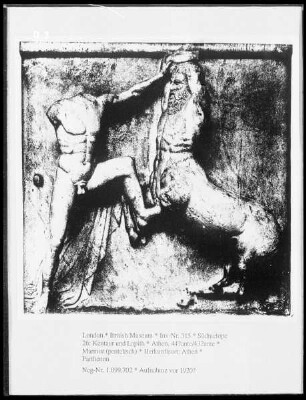 Südmetope 26: Kentaur und Lapith