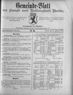 1914,6: No. 6, 8. Februar 1914