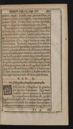 Cap. X. De syllogismo simplici contracto.