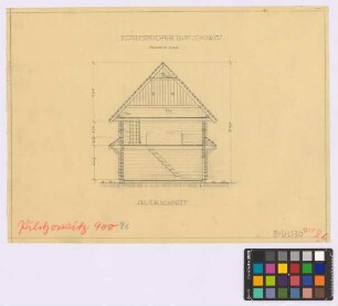 Pilchowitz ([Landkreis Tost-Gleiwitz]): Kornspeicher. Kornspeicher (Querschnitt)