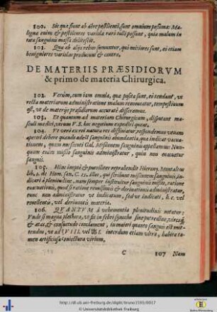 De materiis praesidiorum.