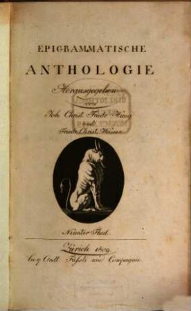 Epigrammatische Anthologie, 9