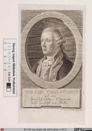 Bildnis Johann Christian Christoph Rüdiger