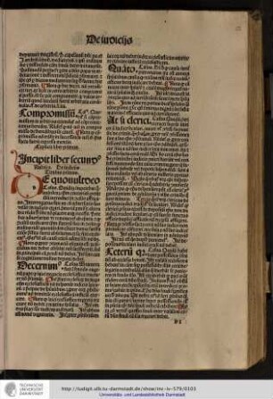 Incipit liber secundus.
