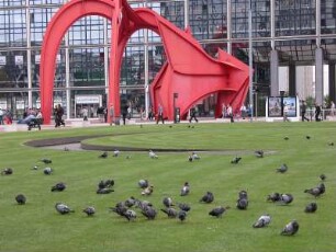 Büro-und Geschäftsviertel La Defense, westlicher Vorort
