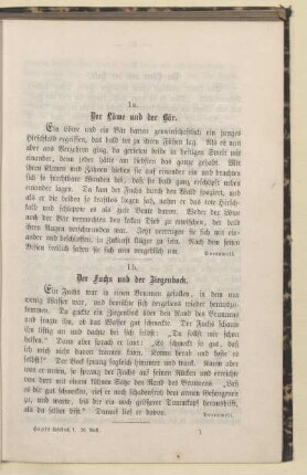 [Prosaische Lesestücke]