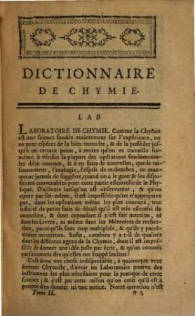 Dictionnaire De Chymie : Contenant La Théorie & la Pratique de cette Science, son application à la Physique, à l'Histoire Naturelle, à la Medicine & à l' Economie animale, 2