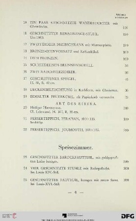 Speisezimmer (Nr. 23-88)