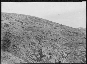 Verbiegung auf d. Südseite des w. [wadi] fara