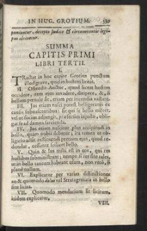 Summa Capitis Primi. - Quarti.