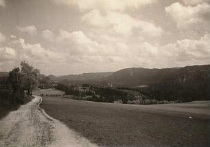 Blick von der Höhe bei Mittelndorf in das Kirnitzschtal