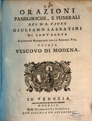 Orazioni panegiriche