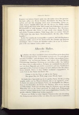 Albrecht Haller. (1708-1777).