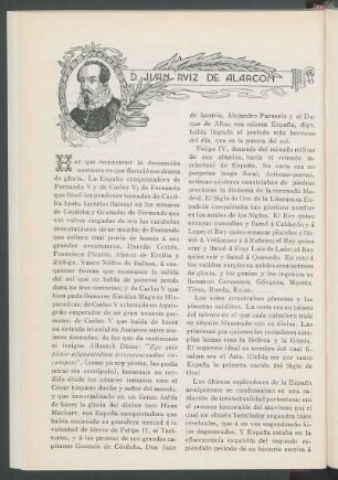D. Juan Ruíz de Alarcon