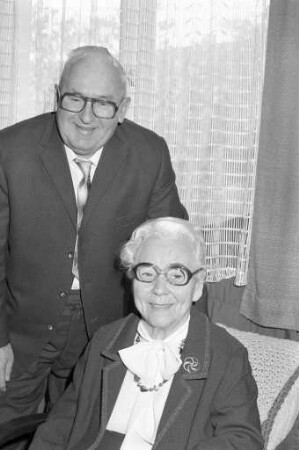 Diamanthochzeit der Eheleute Mina und Otto Jungkind aus Rüppurr