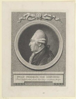 Bildnis des Ewald Friderich von Hertzberg