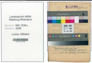 Entnazifizierung Wilhelm Lucius , geb. 23.10.1893 (Arbeiter)