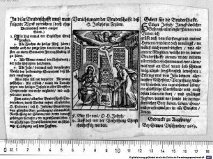 In diser Bruderschafft muß man folgende Werck verrichten (doch ohne Verbündnuß under einiger Sünd.) Alle Tag einmal den Englischen Gruß sprechen ...