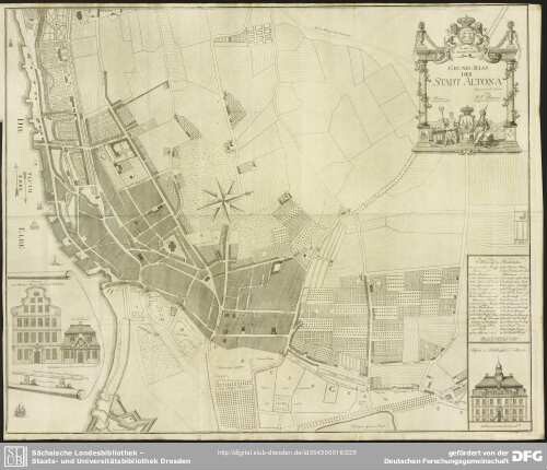 Grund-Riss der Stadt Altona