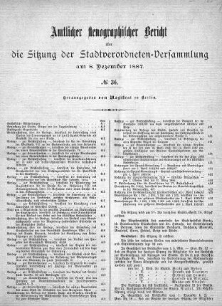 No. 36, 8. Dezember 1887