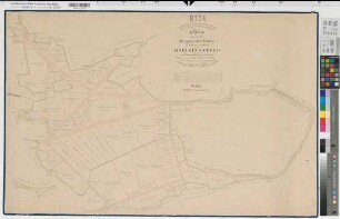 Borghorst (Steinfurt), Teilung der Borghorster Felder: Dreiningsfeld, Weweler Heide, Pröbstings Thie, Bl.2 Reinkarte Dreiningsfeld