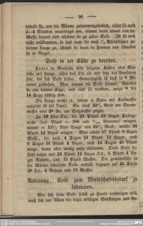 Seife in der Kälte zu bereiten