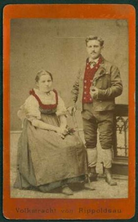 Tracht [Bad] Rippoldsau, Paar.