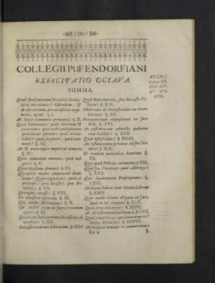 Exercitatio Octava.