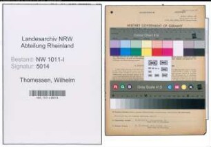 Entnazifizierung Wilhelm Thomessen , geb. 17.06.1894 (Hilfsarbeiter)