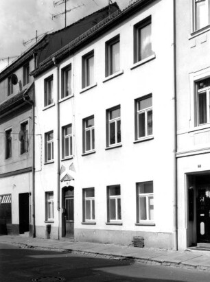 Großenhain, Dresdner Straße 4. Wohnhaus (um 1560, 18. Jh.). Straßenansicht
