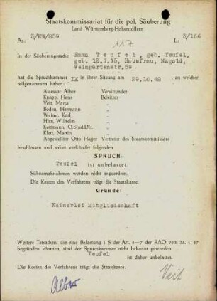 Teufel, Emma