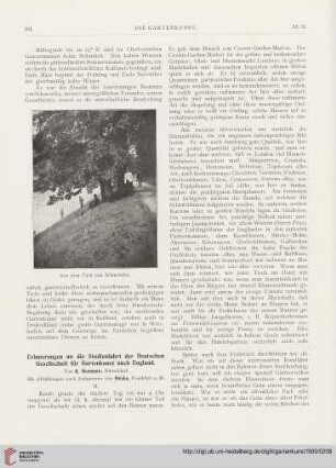 Erinnerungen an die Studienfahrt der Deutschen Gesellschaft für Gartenkunst nach England, 2