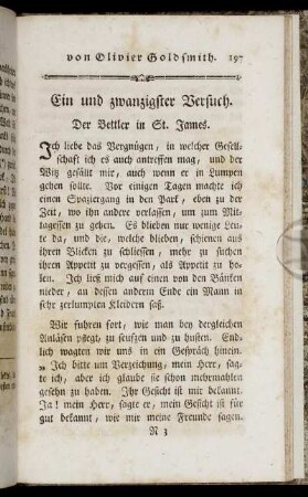 Ein und zwanzigster Versuch. - Sieben und zwanzigster Versuch.