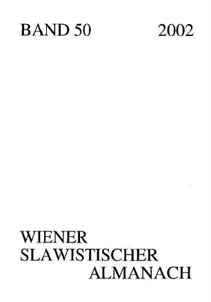 Wiener slawistischer Almanach, 50. 2002