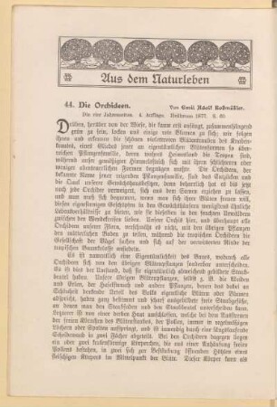 Aus dem Naturleben