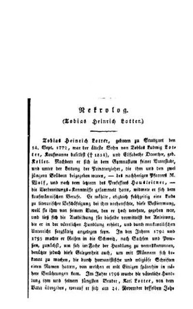 Nekrolog : (Tobias Heinrich Lotter.)