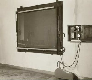 Dresden, Ständehaus, Deutsche Fotothek, Fotowerkstatt, Velux-Reprovorrichtung, Pneumatischer Originalhalter mit Gewichtsuasgleich der Firma Hohlux VEB, Juni 1959